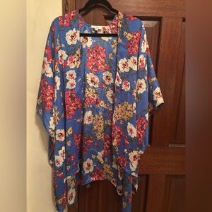 Umgee Multicolor Floral Kimono